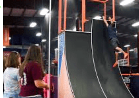 London - Warped Walls at AeroSports London indoor trampoline park