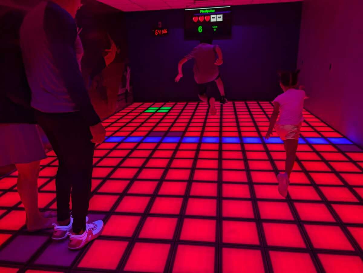 St-Catharines - Tile Hunt at AeroSports St Catharines indoor trampoline park