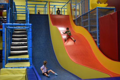 Oakville - Climb Slide at AeroSports Oakville indoor trampoline park