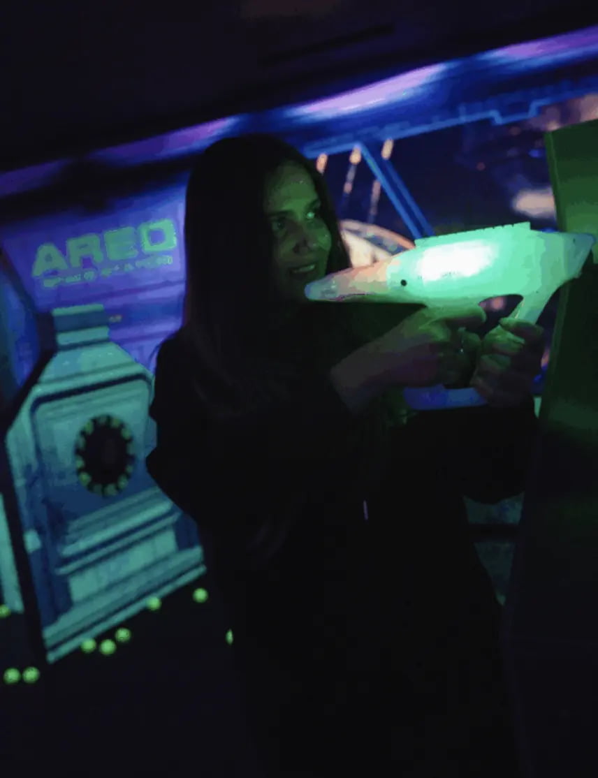 Scarborough - Laser Tag at AeroSports Scarborough indoor trampoline park